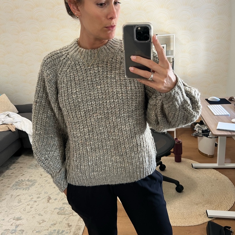 ba&sh Timon Balloon Sleeve Sweater